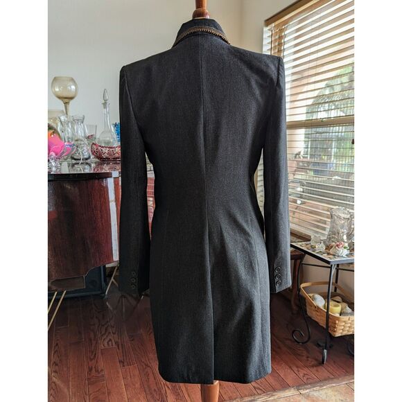 Vtg   Vertigo Paris long length lapel blazer with pants suit   Sz M - Picture 4 of 16